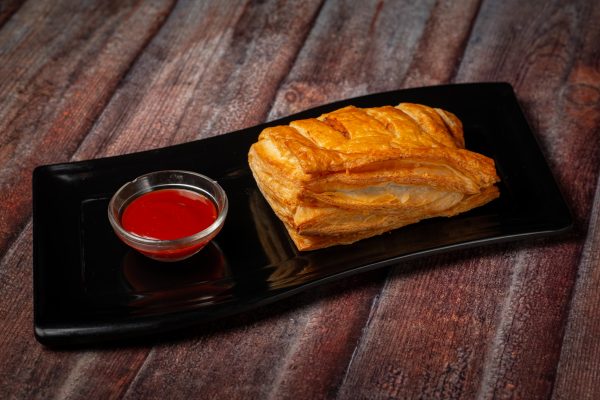 Corn Spinach Puff