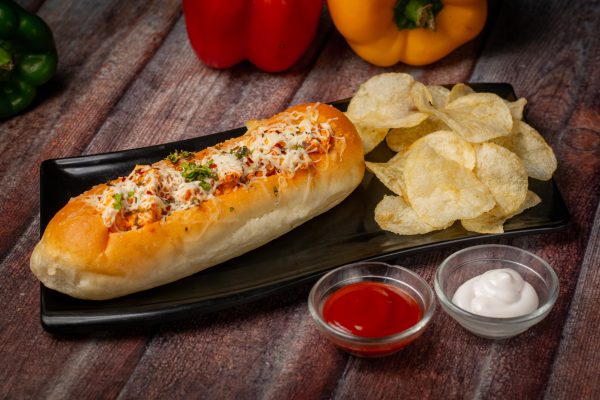 Paneer Hot Dog